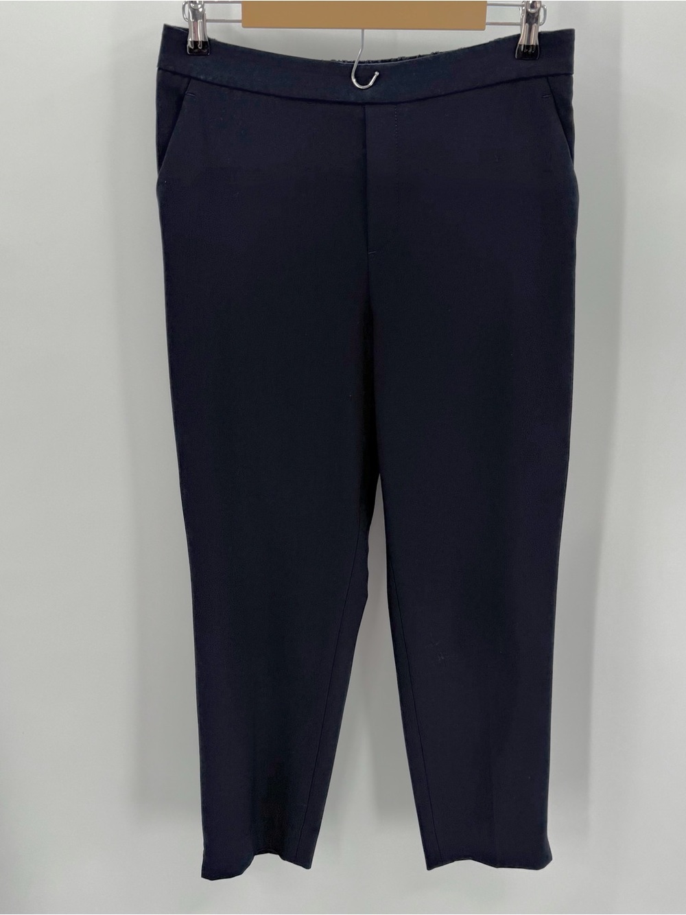 Banana Republic Outlet Pants Women’s 10 Hayden Navy Blue Pull On Crop Ankle Dark